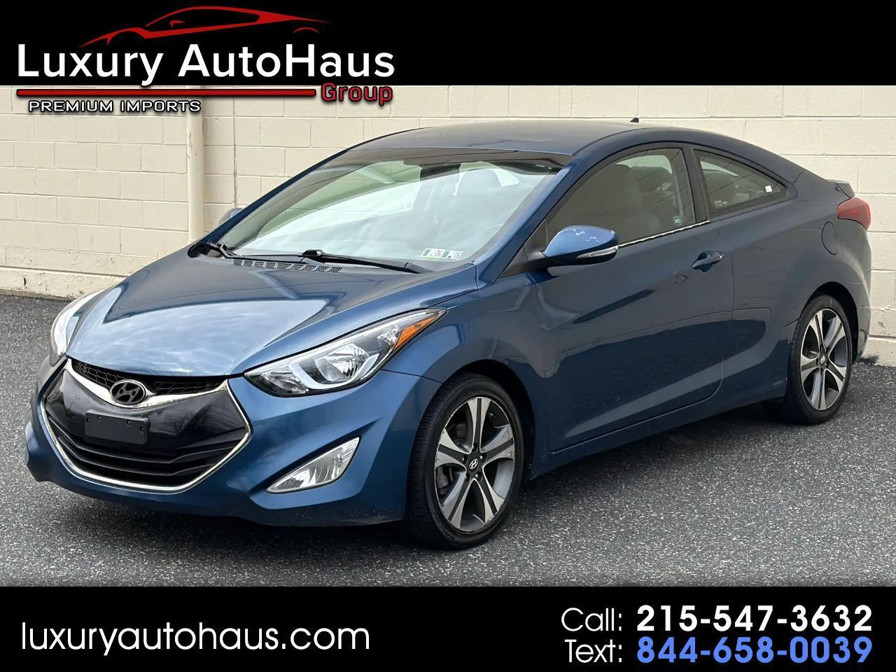 Hyundai Elantra Coupe 2dr PZEV 2014