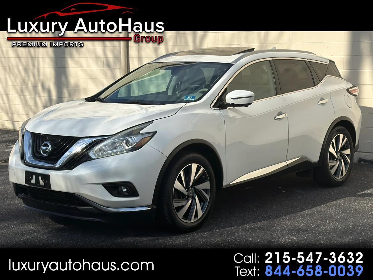 Nissan Murano AWD Platinum 2018