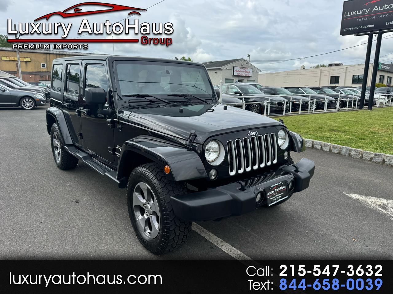 Jeep Wrangler Unlimited 4WD 4dr Sahara 2016