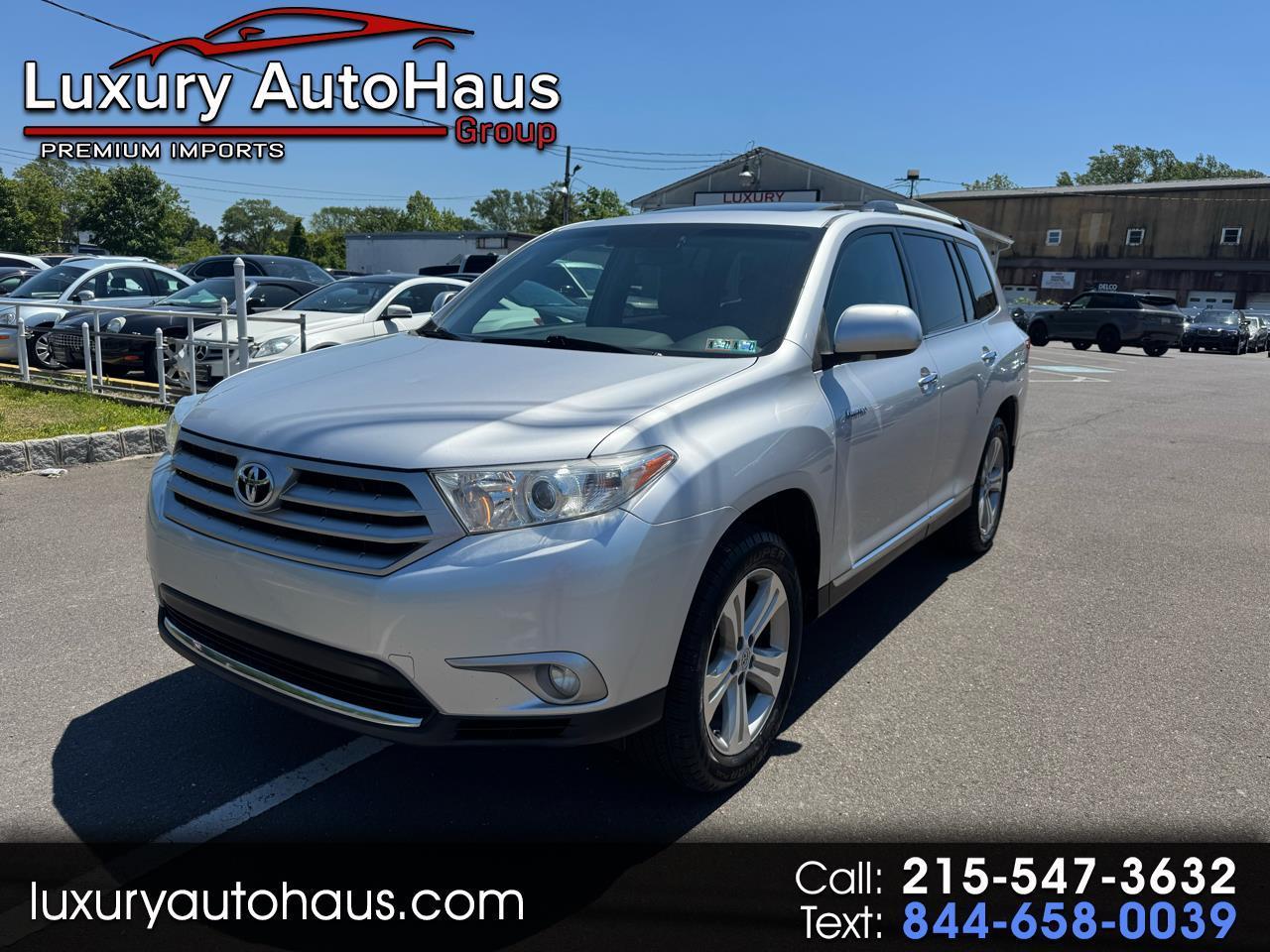 Toyota Highlander 4WD 4dr V6 Limited (Natl) 2013