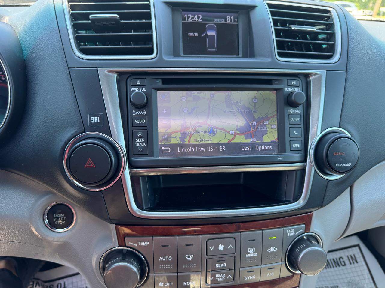 Toyota Highlander 4WD 4dr V6 Limited (Natl) 2013