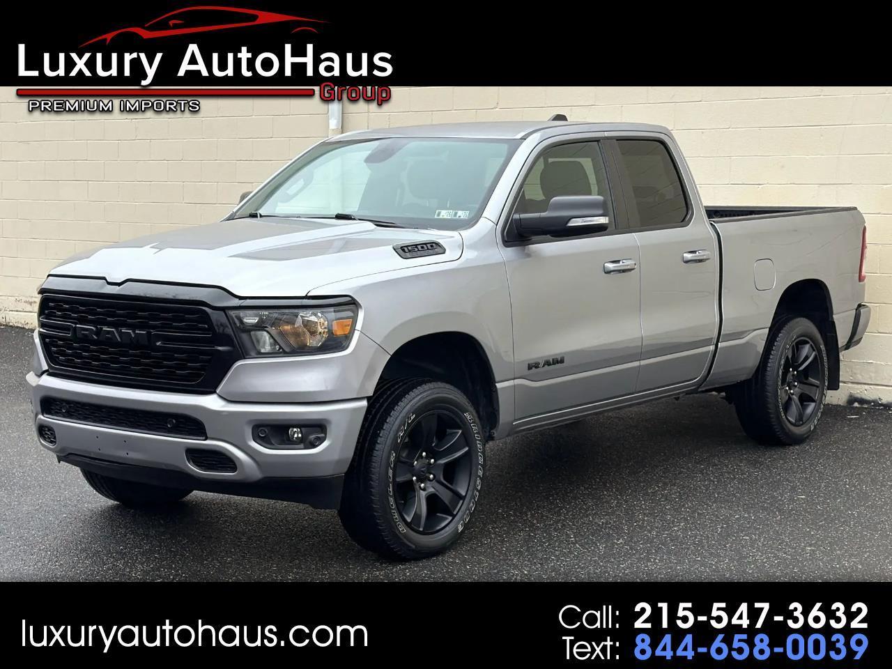 RAM 1500 Big Horn 4x4 Quad Cab 6'4" Box 2022