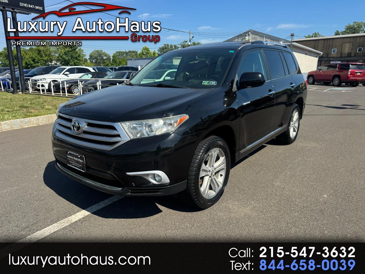 Toyota Highlander 4WD 4dr V6 Limited (Natl) 2012