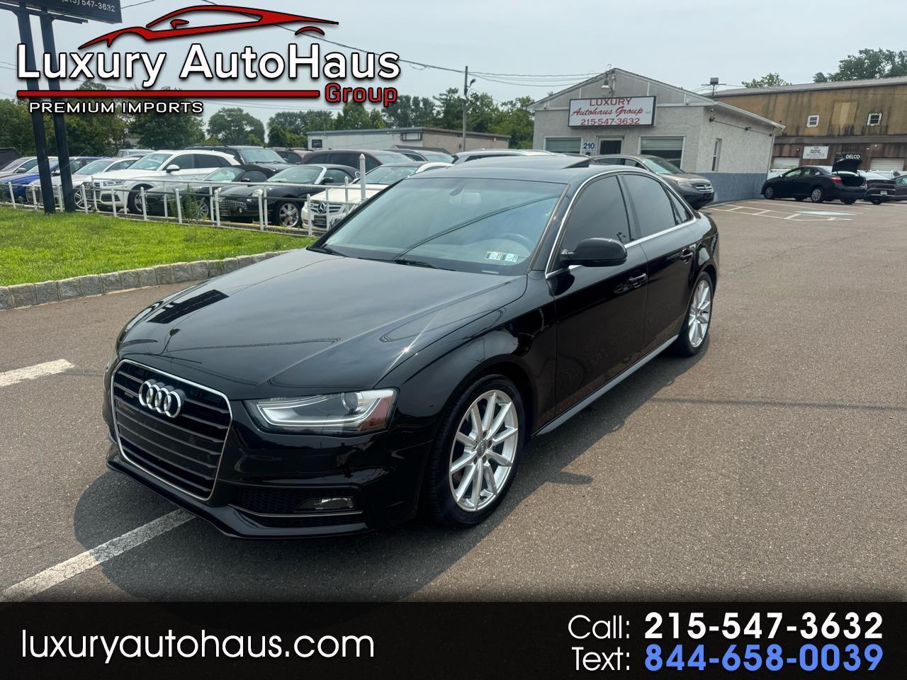 2014 Audi A4 4dr Sdn Man quattro 2.0T Premium Plus