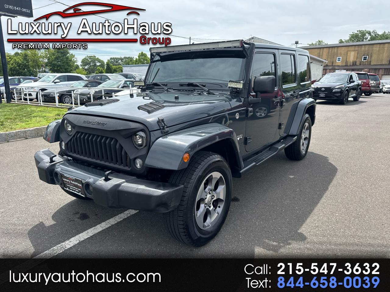 Jeep Wrangler Unlimited 4WD 4dr Sahara 2016