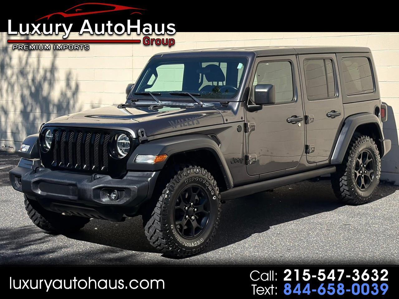 2020 Jeep Wrangler Unlimited Willys 4x4