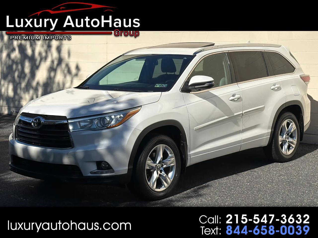 Toyota Highlander AWD 4dr V6 Limited (Natl) 2016