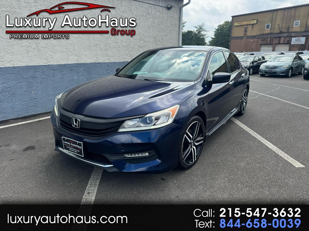 2016 Honda Accord Sedan 4dr I4 CVT Sport w/Honda Sensing