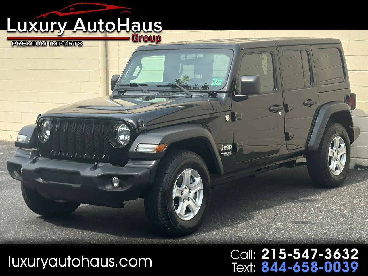 Jeep Wrangler Unlimited Sport S 4x4 2018