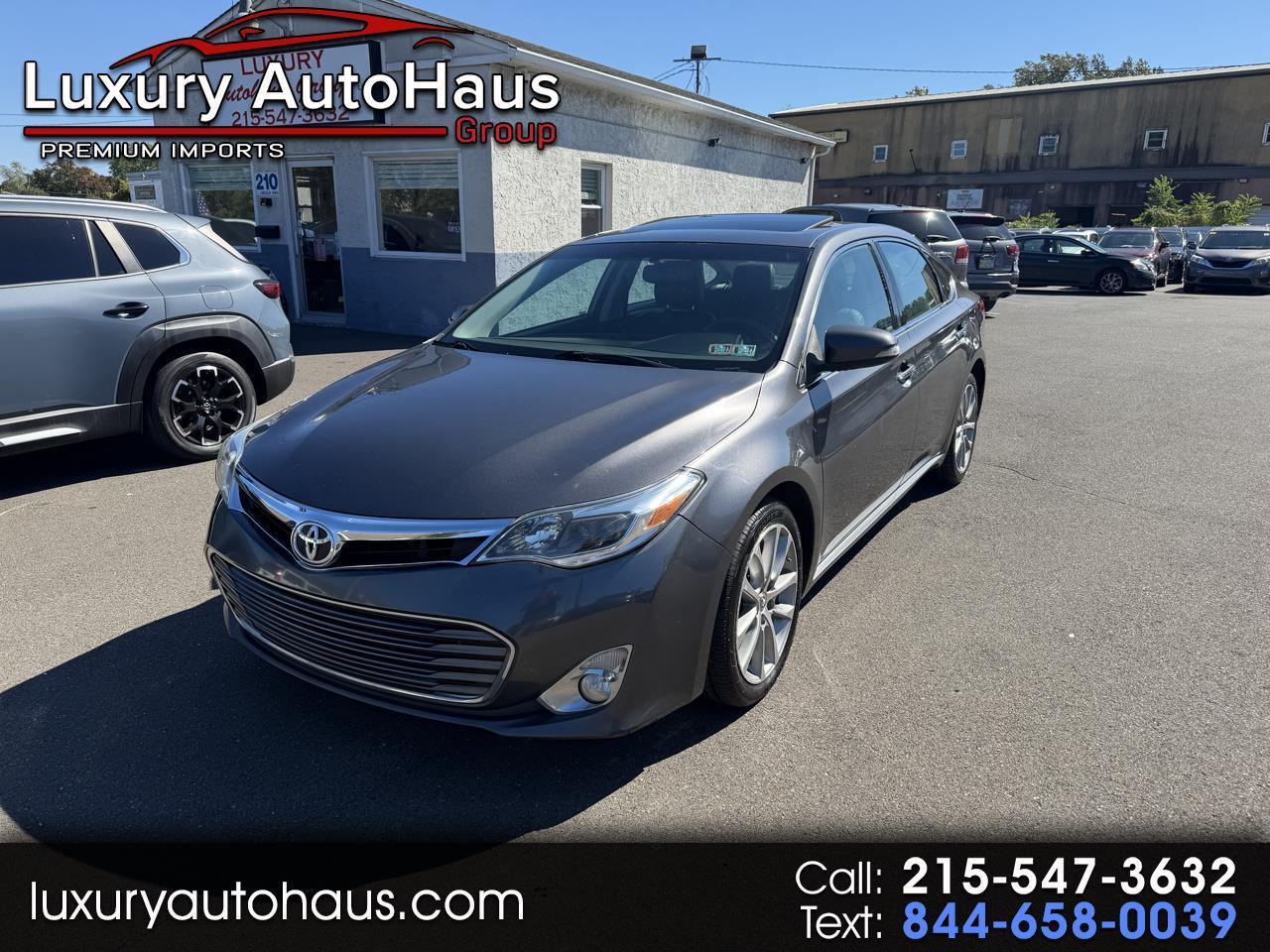 Gray 2014 Toyota Avalon Sedan Front-Wheel Drive Automatic