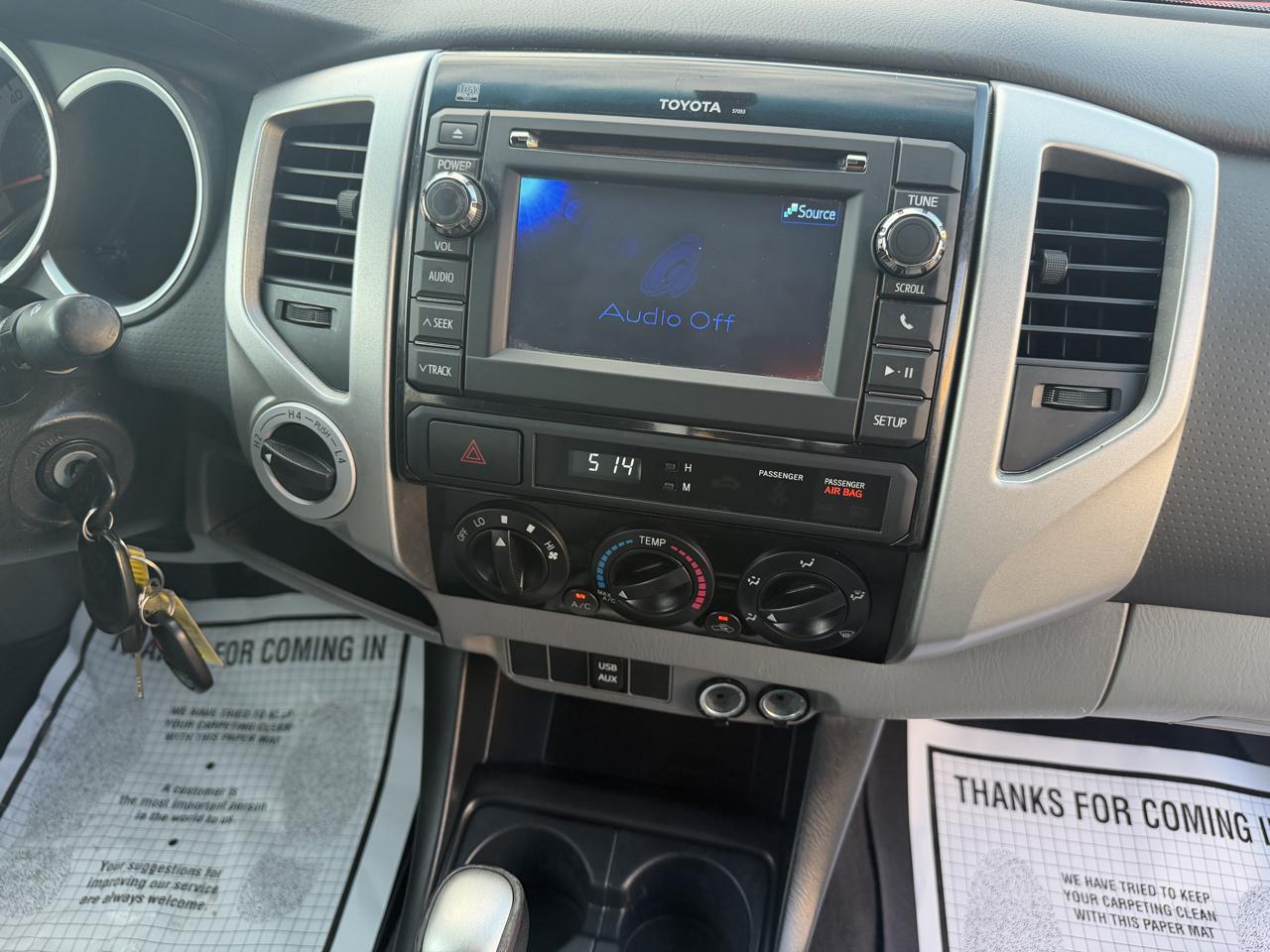 Toyota Tacoma 4WD Double Cab LB V6 AT (Natl) 2013