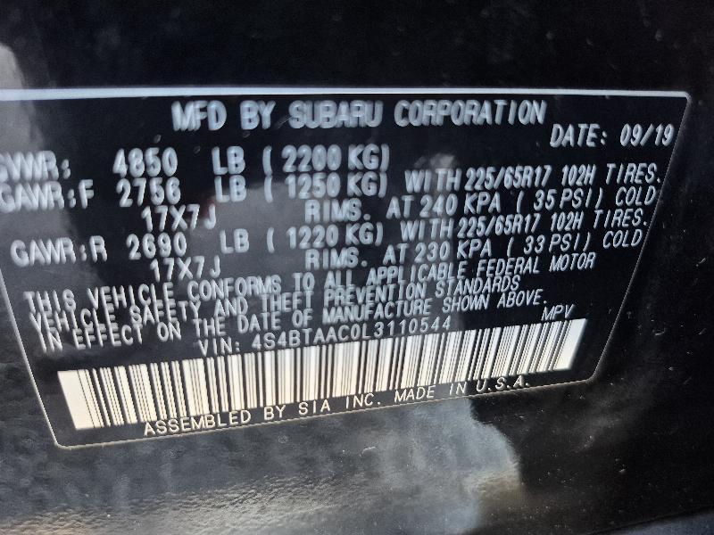 Subaru Outback  2020