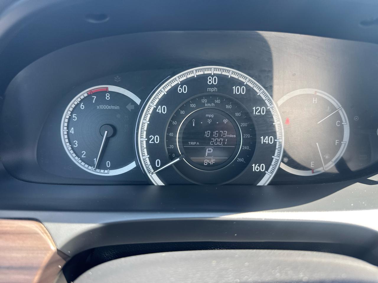 Honda Accord EX-L Sedan CVT 2016