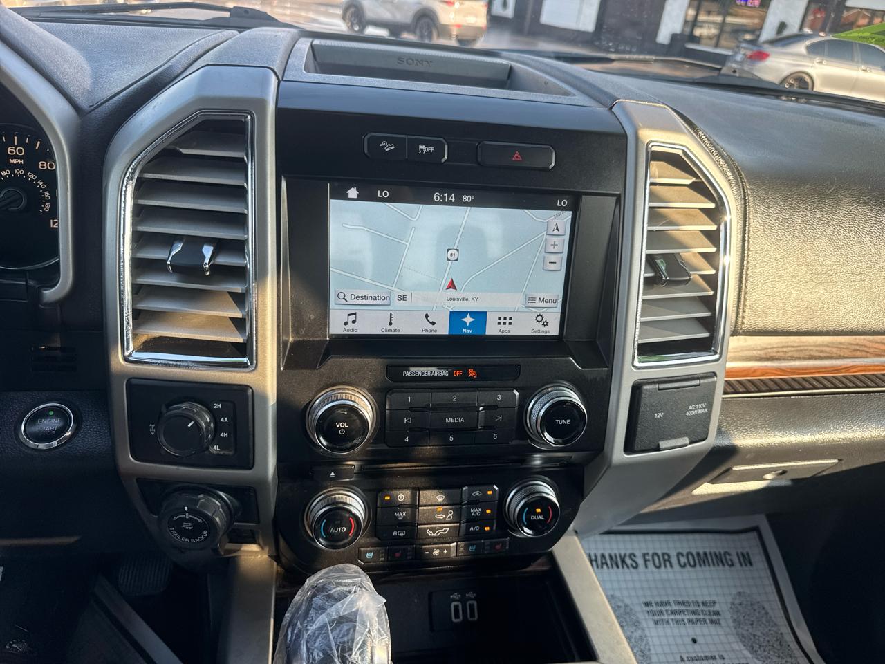 Ford F-150 4WD SuperCab 133" Lariat 2016