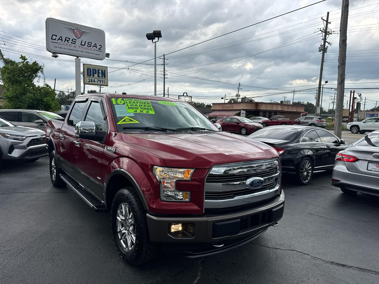 Ford F-150 4WD SuperCab 133" Lariat 2016