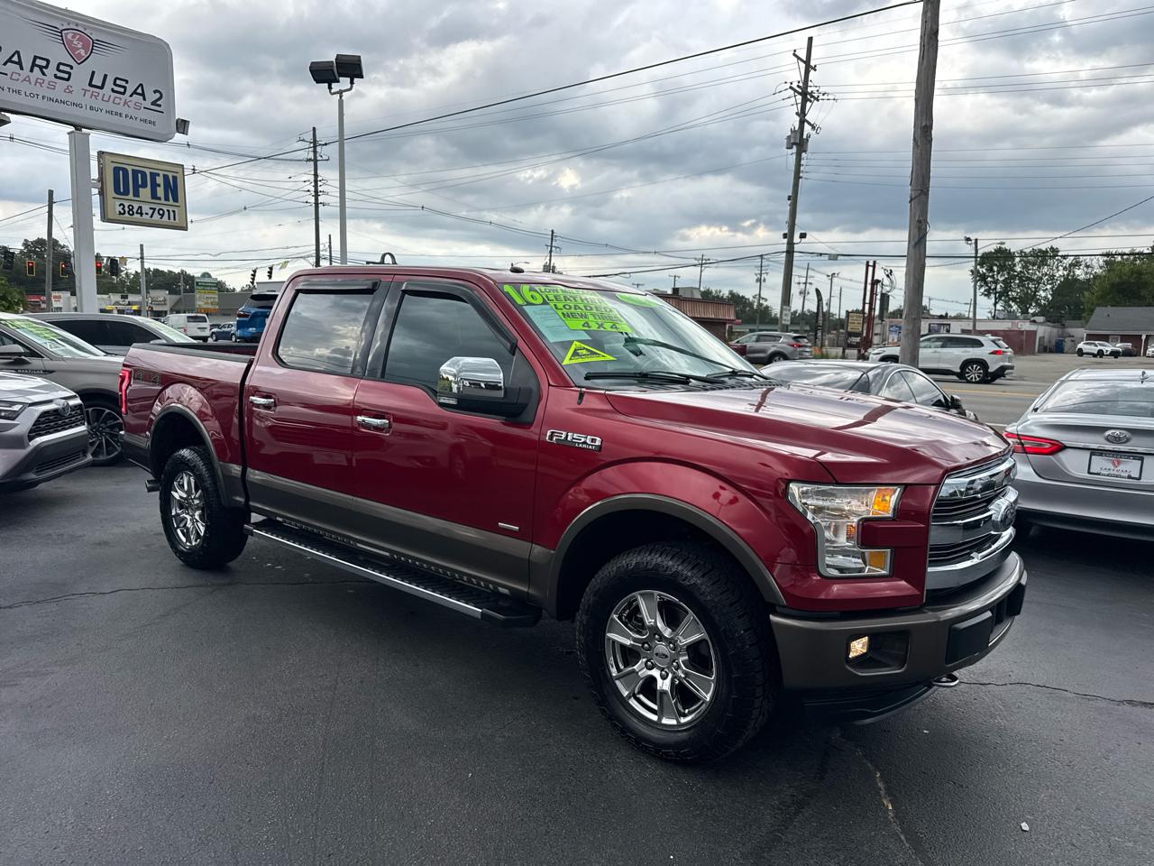 Ford F-150 4WD SuperCab 133" Lariat 2016