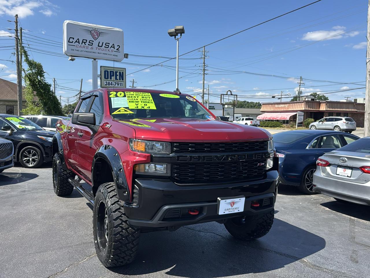Chevrolet Silverado 1500 4WD Crew Cab 157" Custom Trail Boss 2020