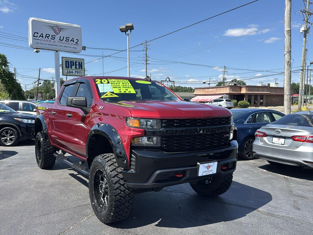 Chevrolet Silverado 1500 4WD Crew Cab 157" Custom Trail Boss 2020