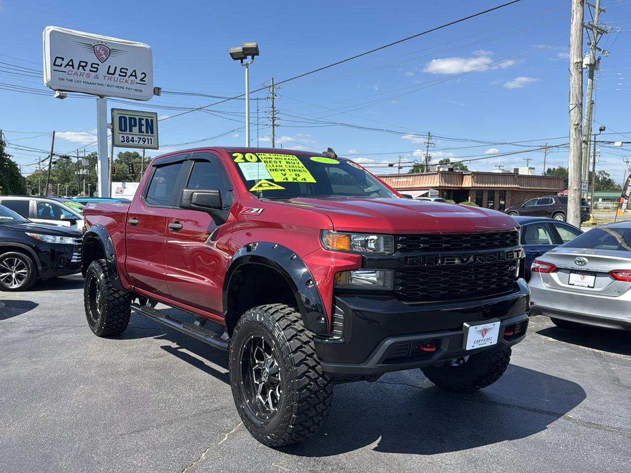 Chevrolet Silverado 1500 4WD Crew Cab 157" Custom Trail Boss 2020