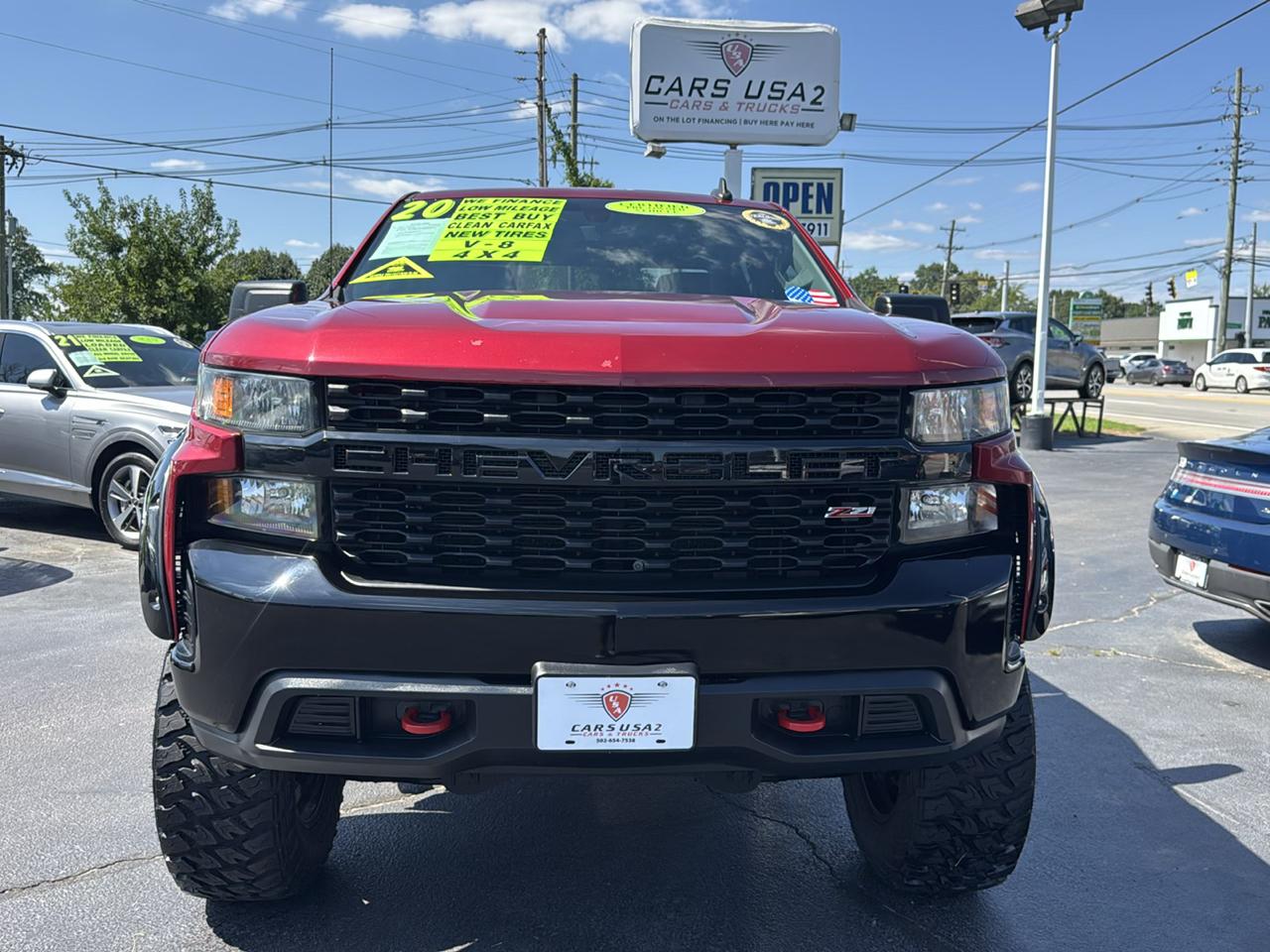 Chevrolet Silverado 1500 4WD Crew Cab 157" Custom Trail Boss 2020