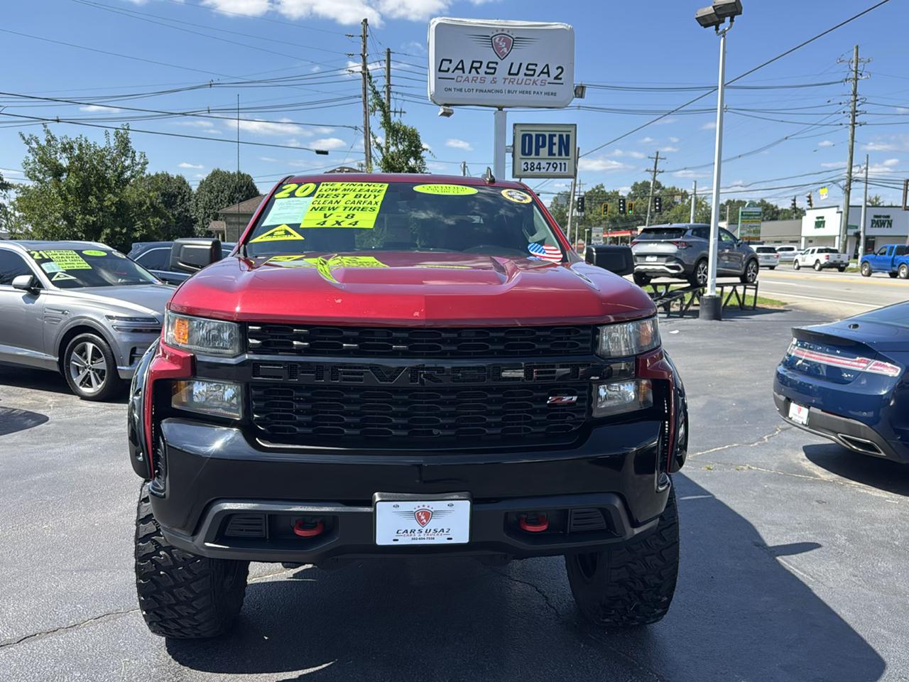 Chevrolet Silverado 1500 4WD Crew Cab 157" Custom Trail Boss 2020