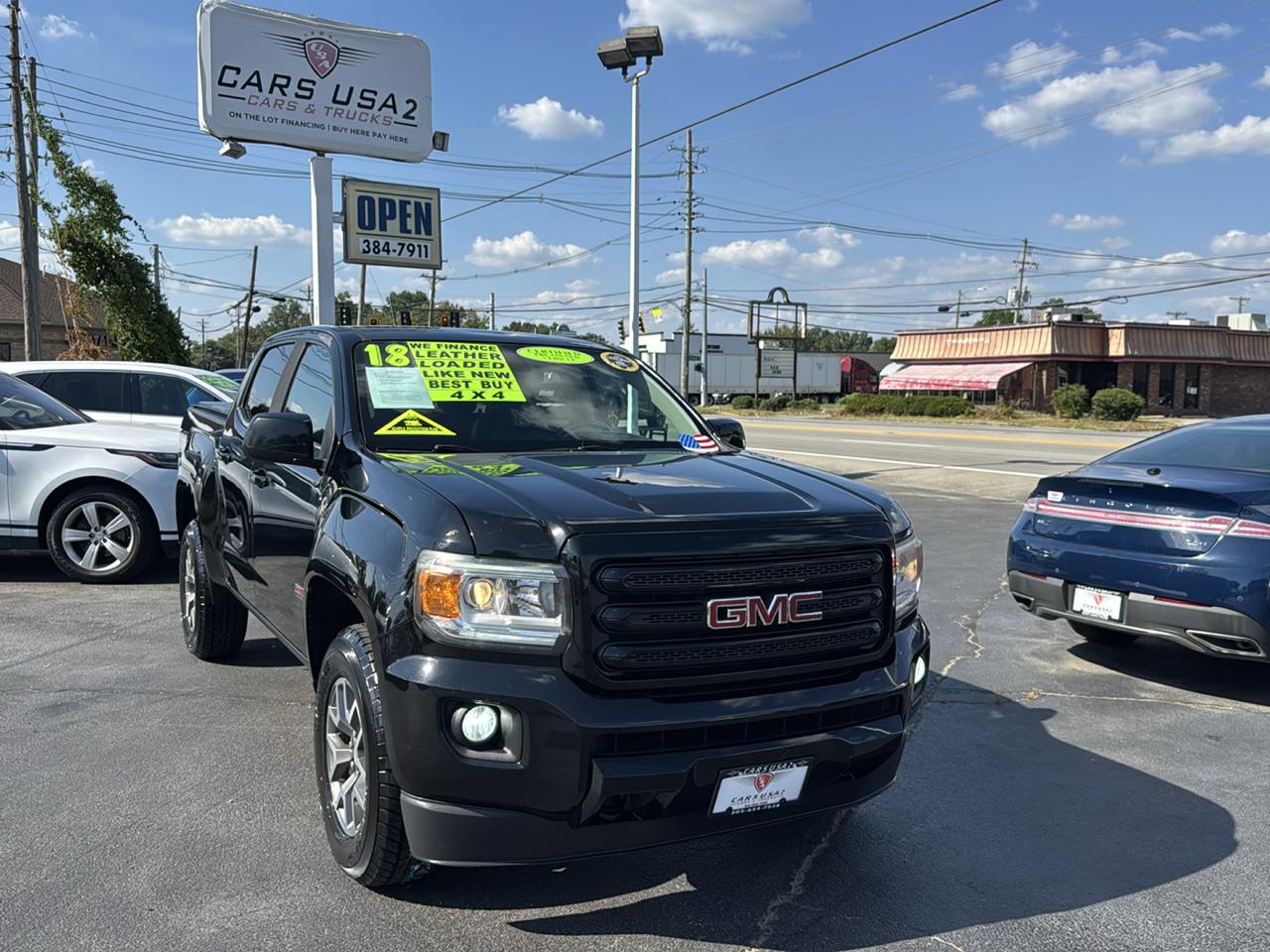GMC Canyon 4WD Crew Cab 140.5" All Terrain w/Leather 2018