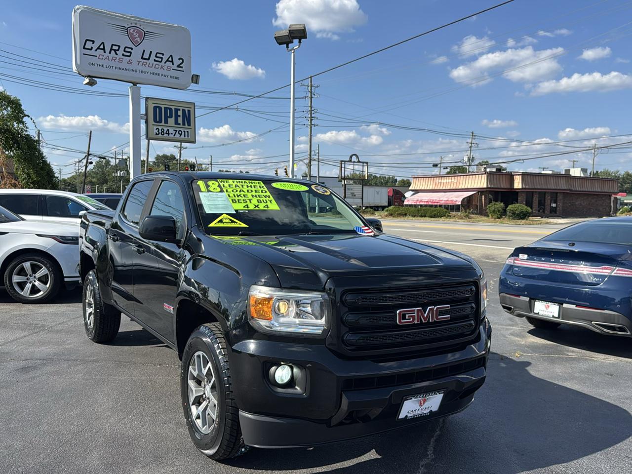 GMC Canyon 4WD Crew Cab 140.5" All Terrain w/Leather 2018