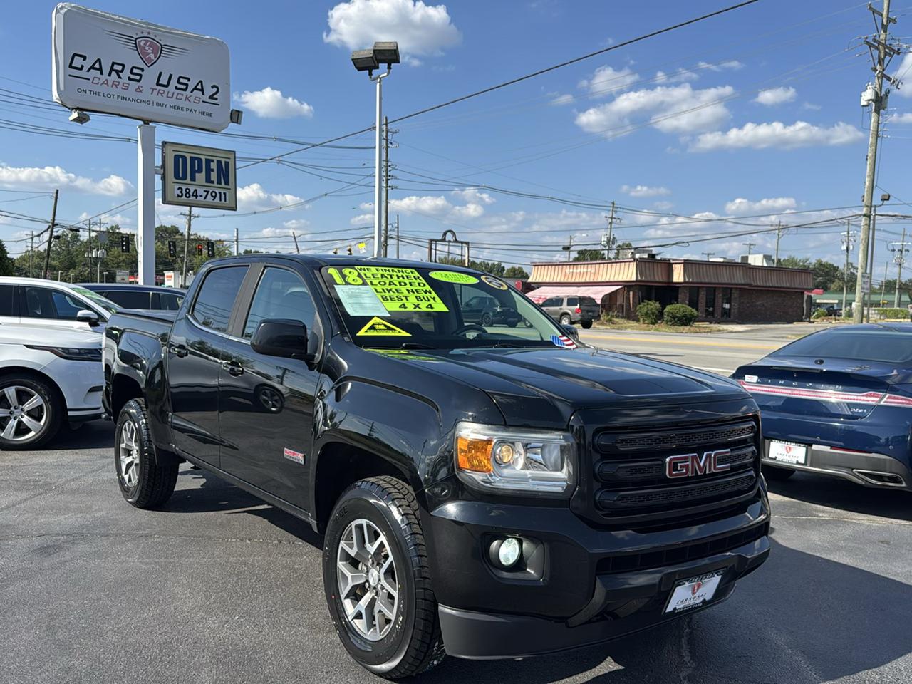GMC Canyon 4WD Crew Cab 140.5" All Terrain w/Leather 2018