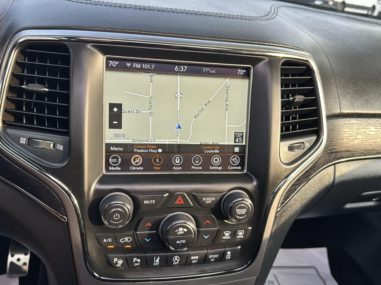 Jeep Grand Cherokee Overland 4WD 2018