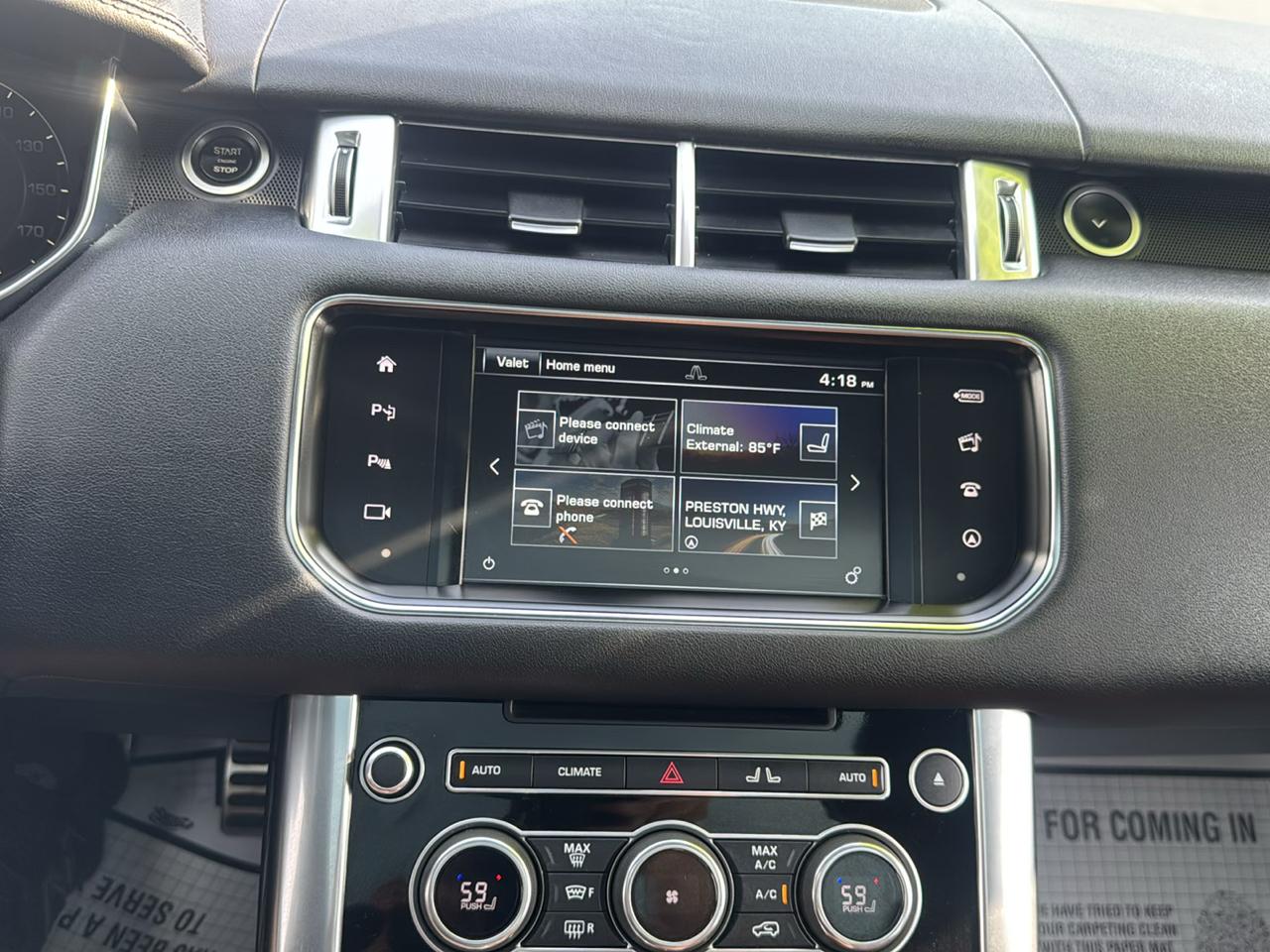 Land Rover Range Rover Sport 5.0L V8 Supercharged 2016