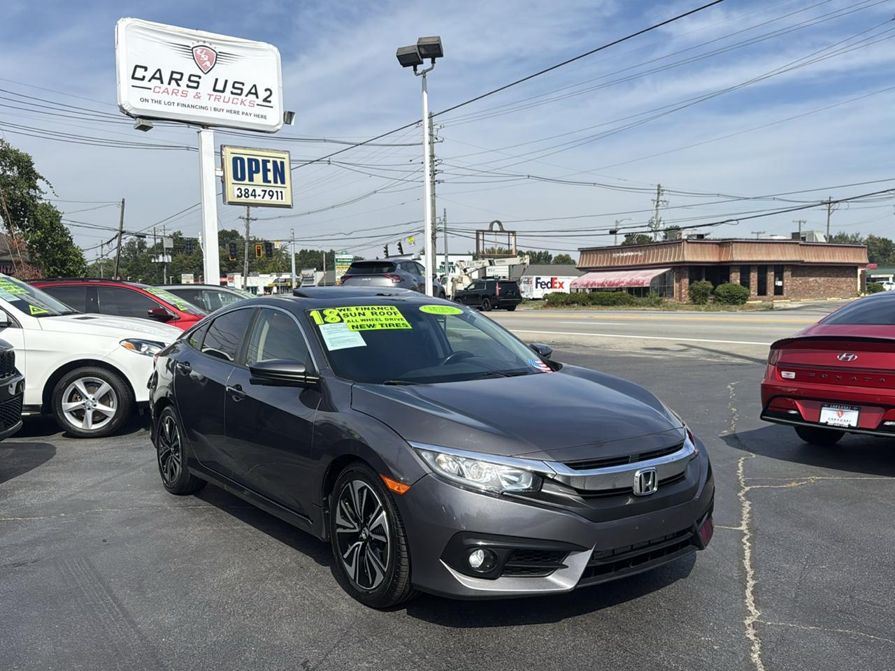 Honda Civic EX-T Sedan CVT 2018