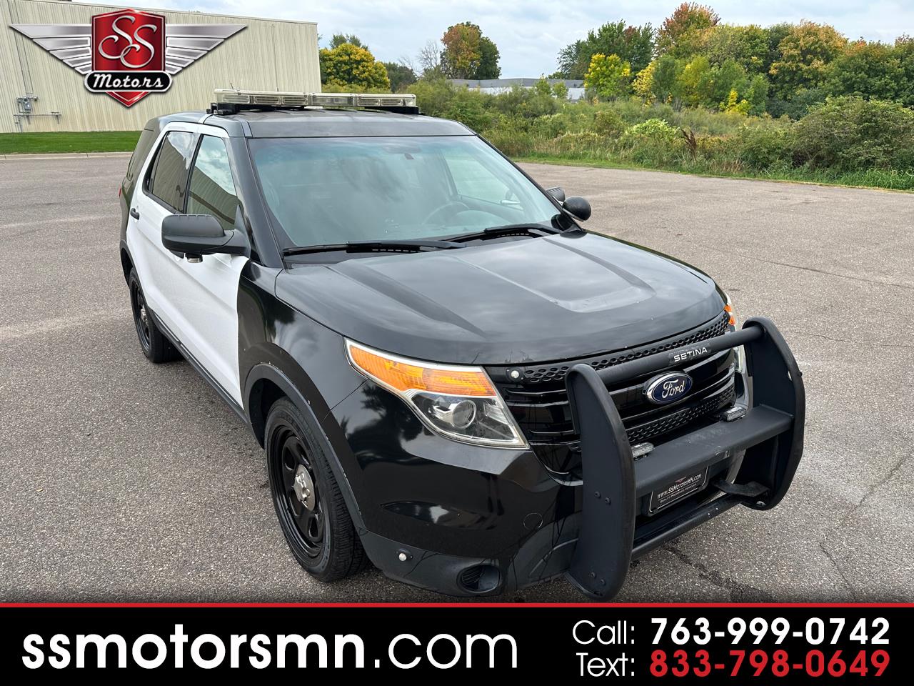 Used 2013 Ford Explorer Police 4WD for Sale in Blaine MN 55449 SS Motors