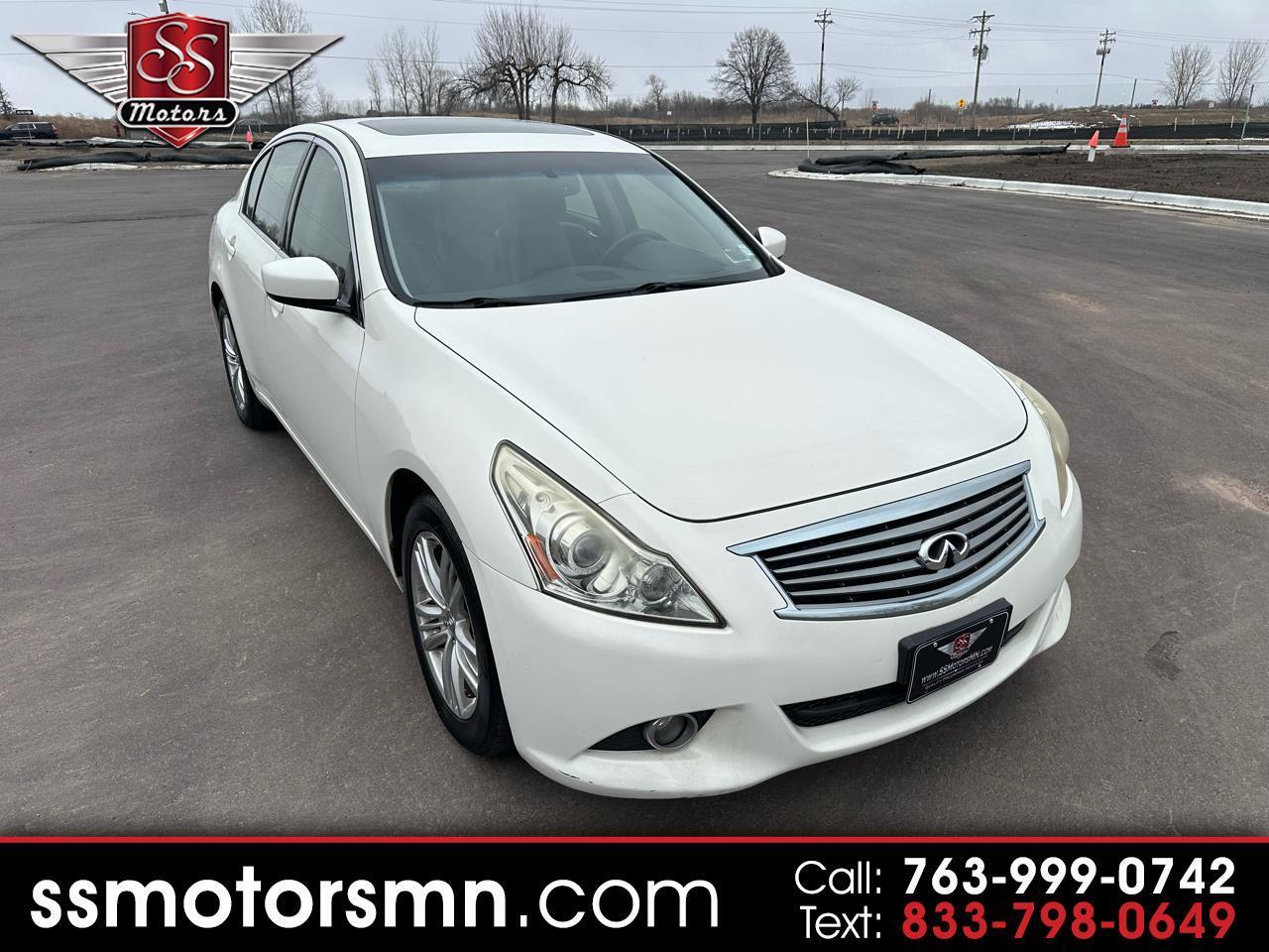 Infiniti G Sedan 37x AWD 2013