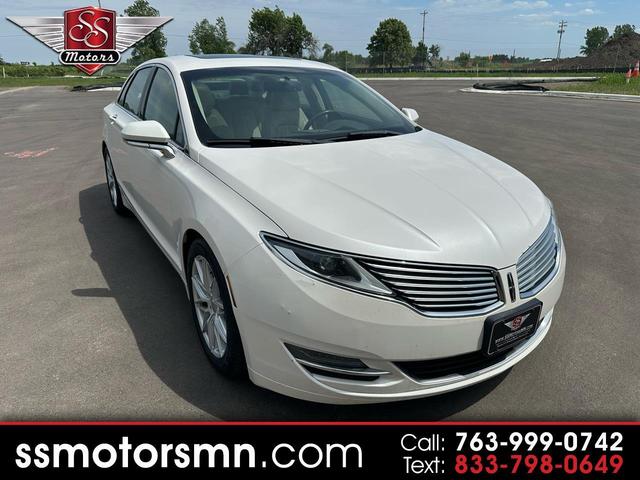 White 2016 Lincoln MKZ AWD Sedan All-Wheel Drive Automatic