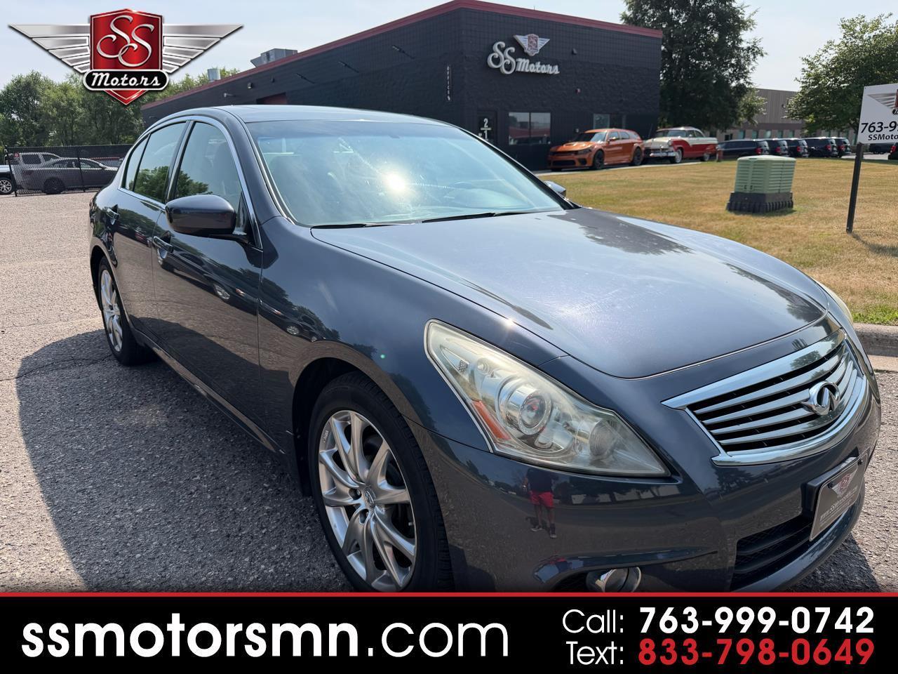 Infiniti G Sedan 37x AWD 2012