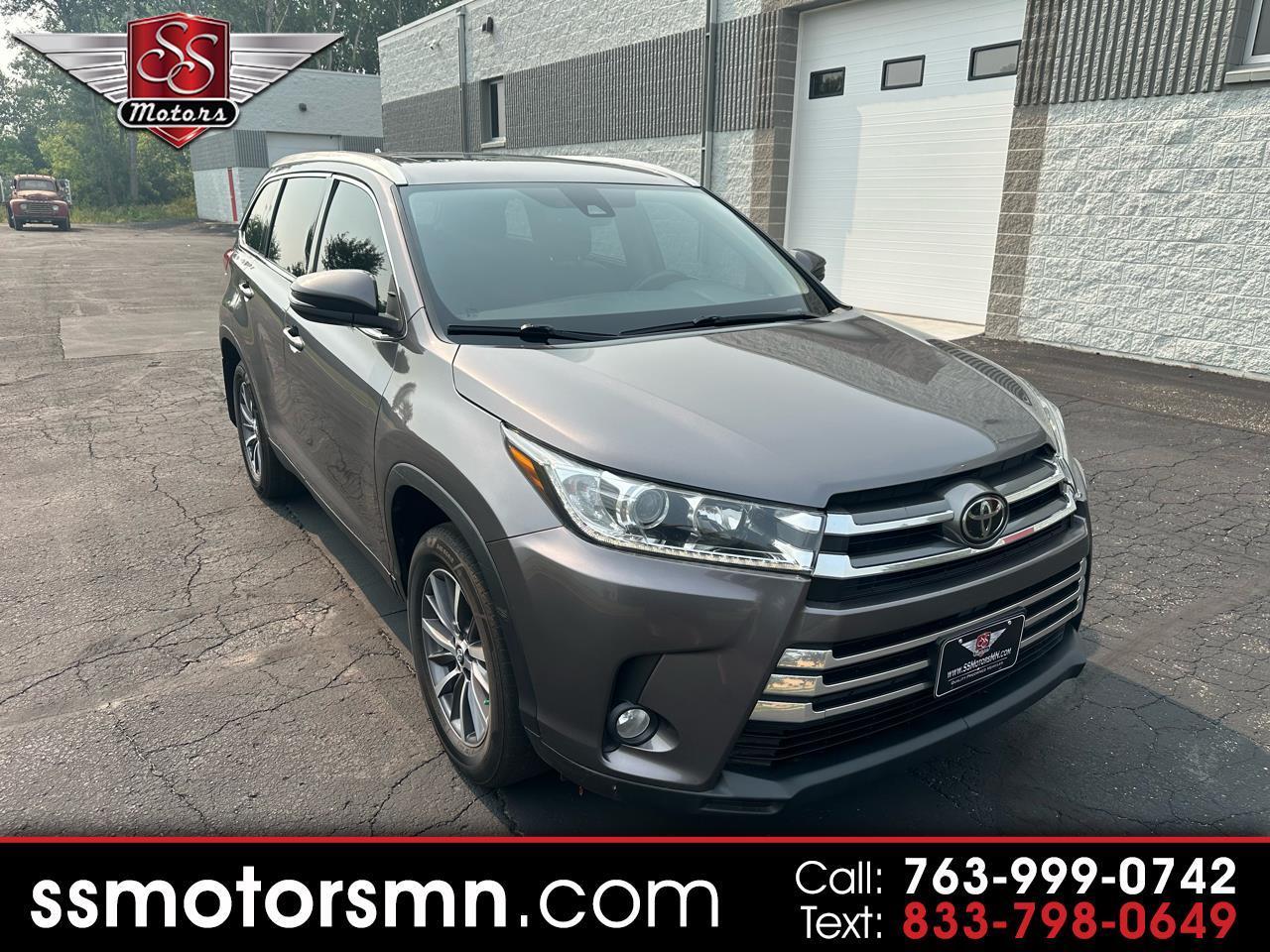 Toyota Highlander XLE AWD V6 2019
