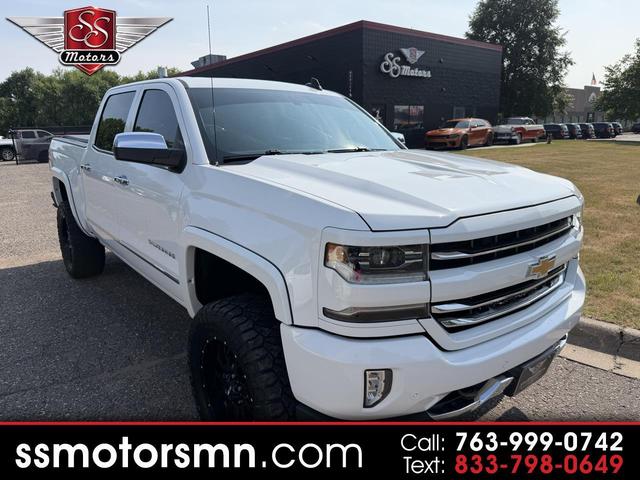 White 2017 Chevrolet Silverado 1500 Pickup Truck Four-Wheel Drive Automatic