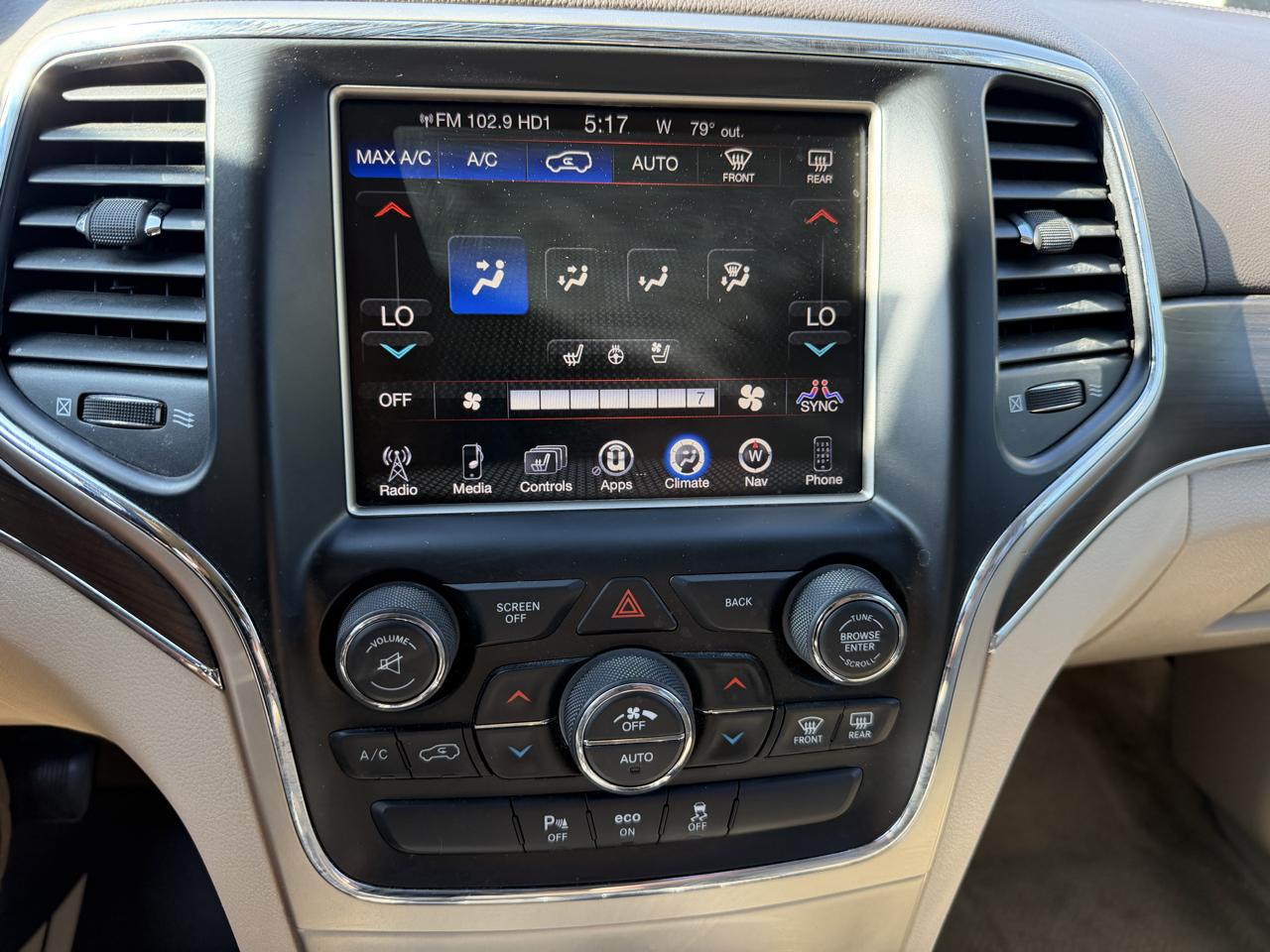Jeep Grand Cherokee Overland 4WD 2015