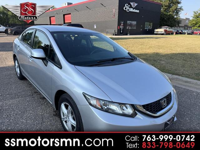 Silver 2013 Honda Civic Sedan Front-Wheel Drive Automatic