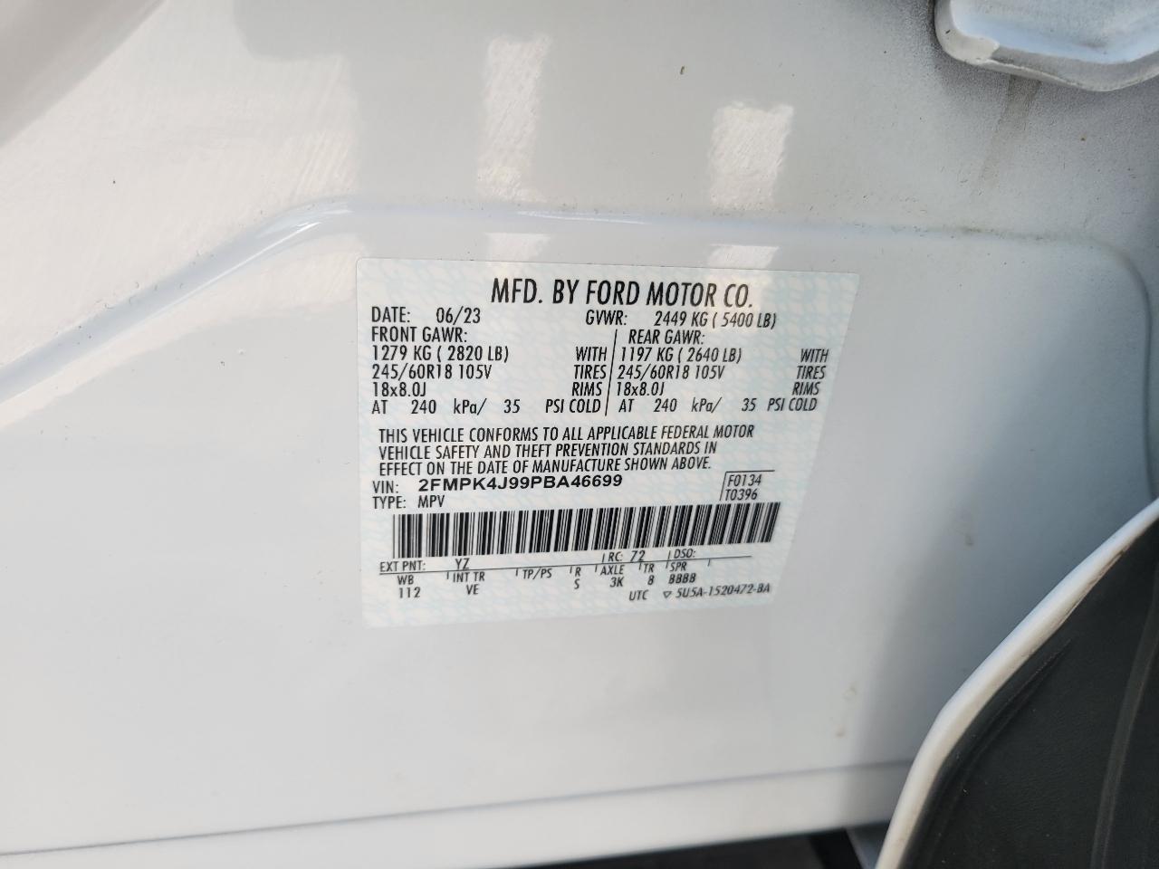 Ford Edge SEL AWD 2023