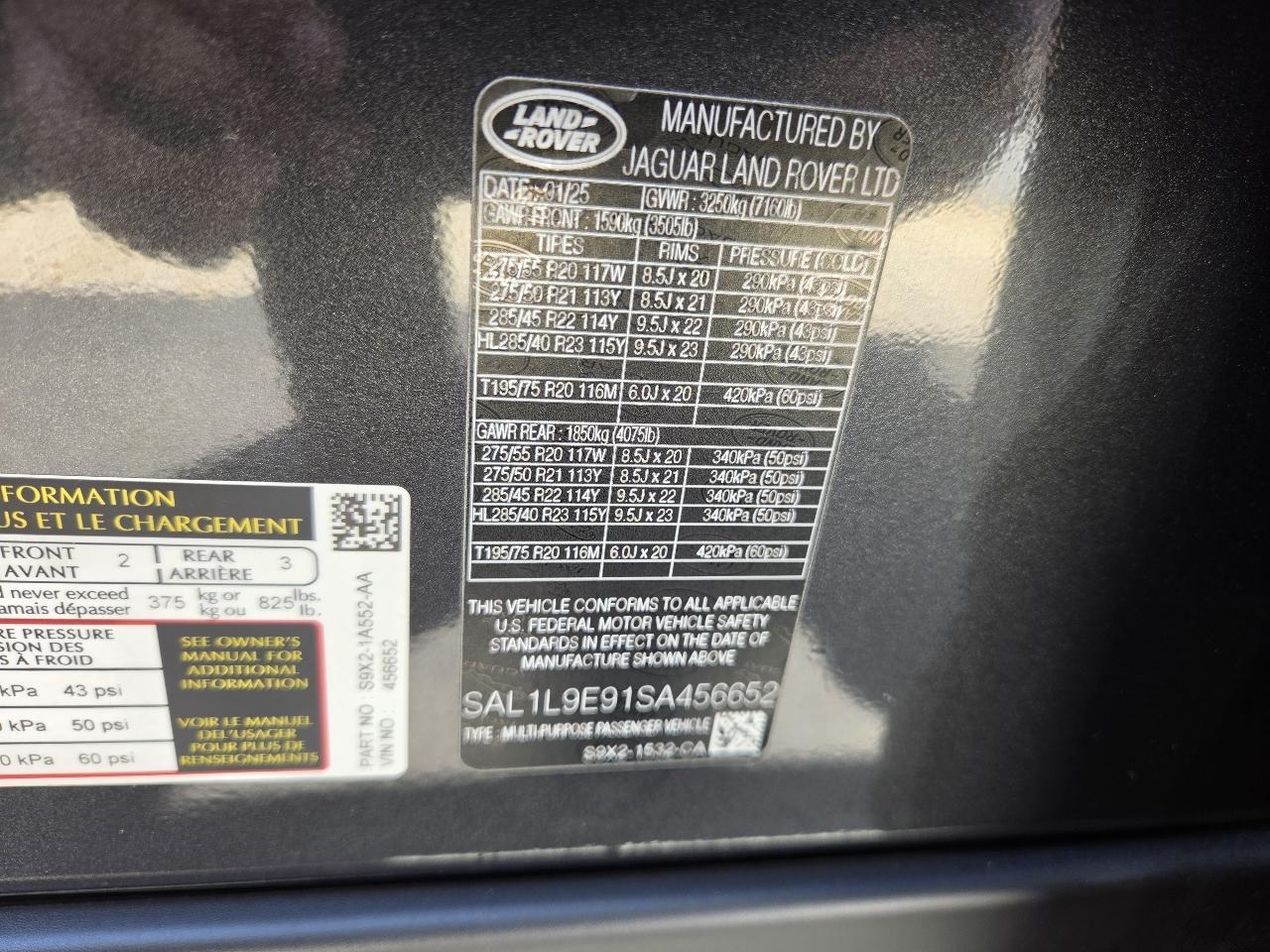 Land Rover Range Rover Sport P530 Dynamic SE 2025