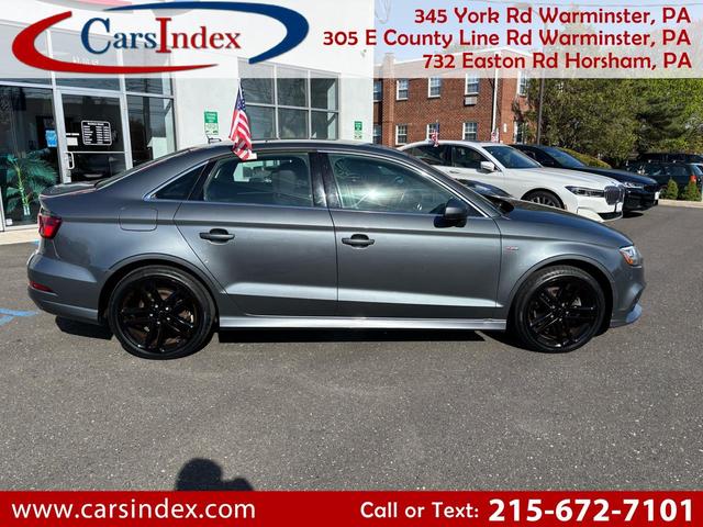 Gray 2018 Audi A3 2.0T quattro Premium Plus Sedan AWD Sedan All-Wheel Drive Automatic