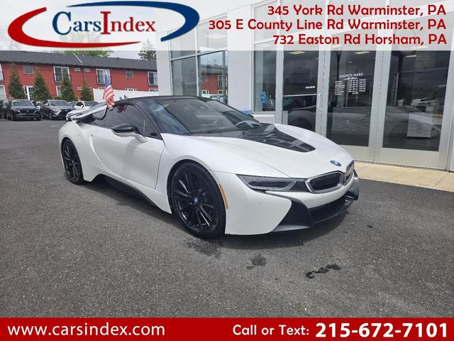 White 2019 BMW i8 Roadster AWD Convertible All-Wheel Drive 6-Speed Automatic
