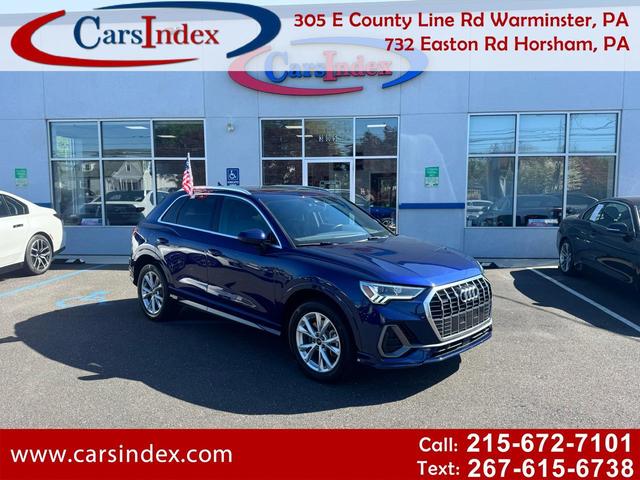 Blue 2024 Audi Q3 quattro Premium S Line 45 TFSI SUV / Crossover All-Wheel Drive 8-Speed Automatic