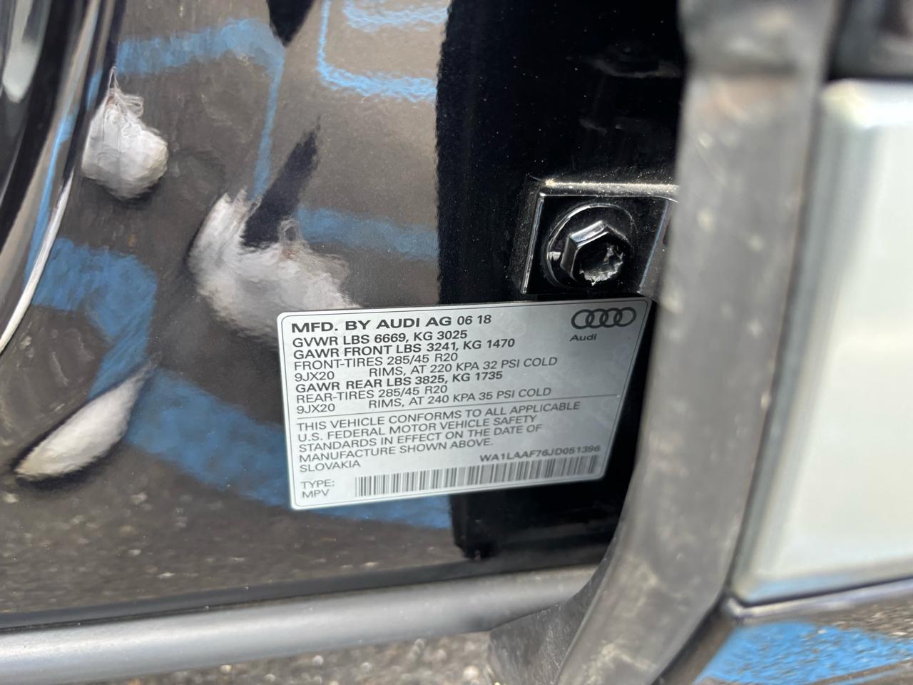 Audi Q7 3.0 TFSI Premium Plus 2018