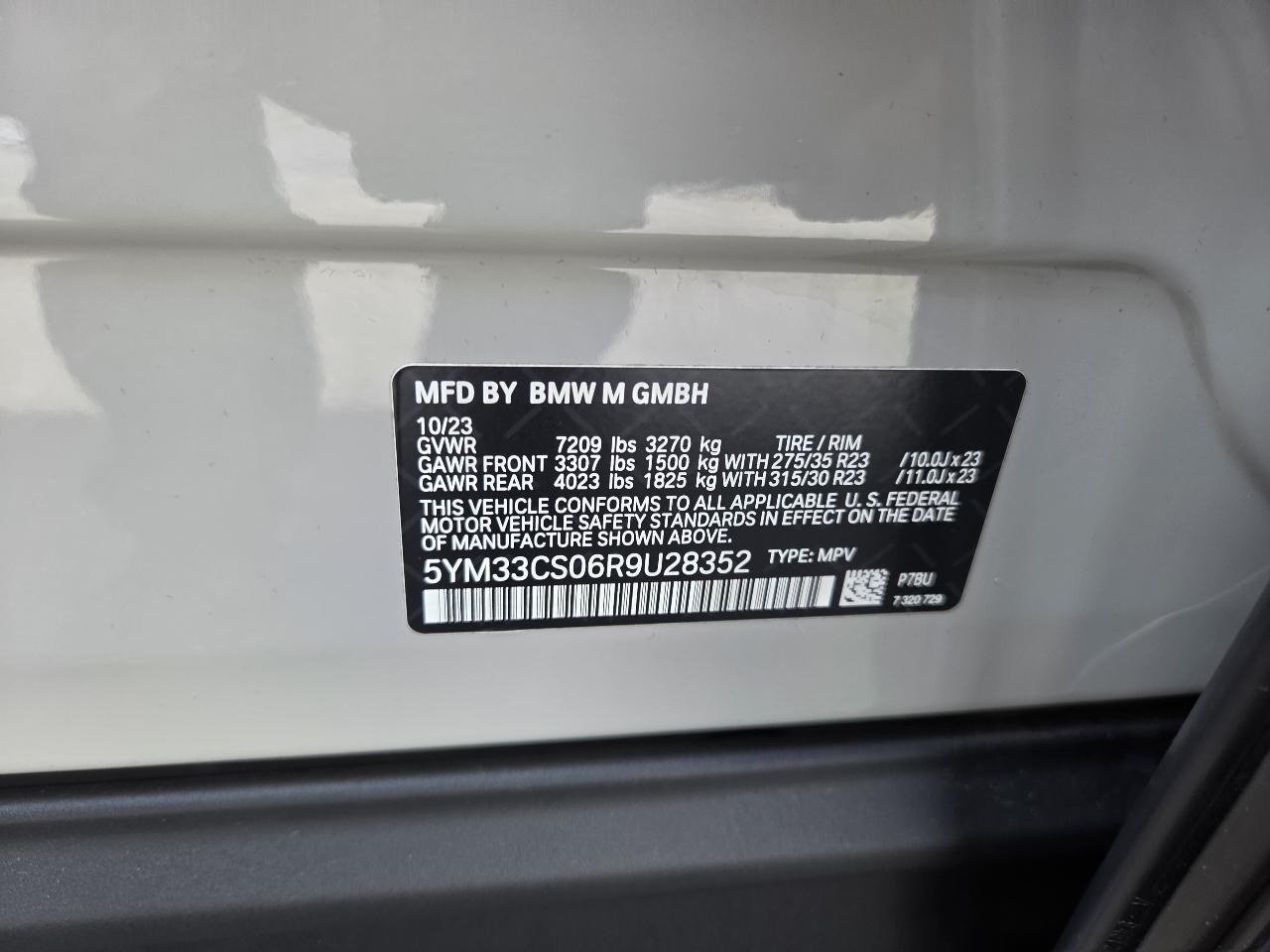 BMW XM Label Red Sports Activity Vehicle 2024