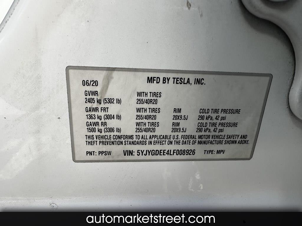 2020 Tesla Model Y LONG RANGE