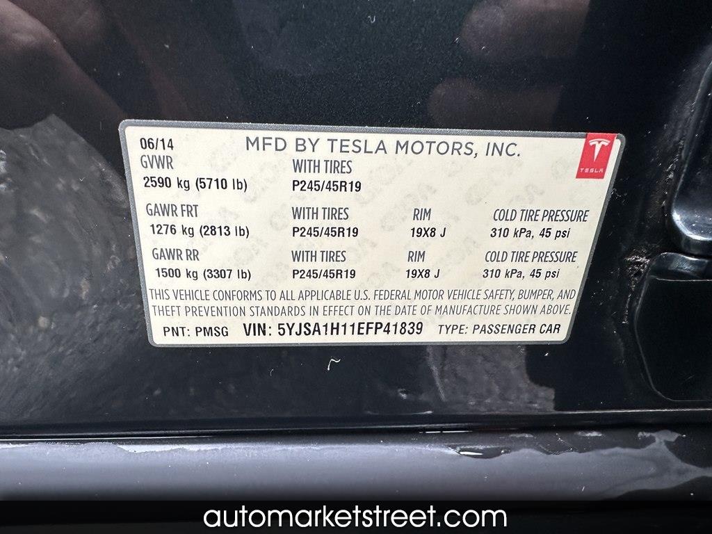 2014 Tesla Model S 85 FREE SUPERCHARGER