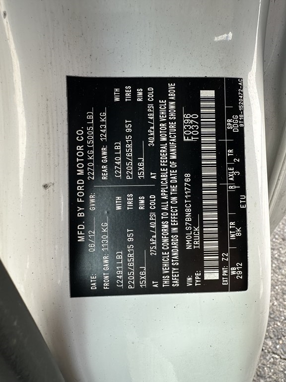 Ford Transit Connect  2012