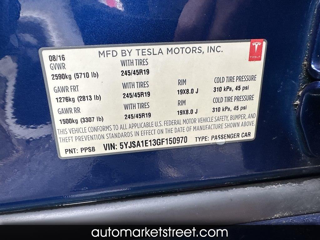 2016 Tesla Model S 75D FREE SUPERCHARGER